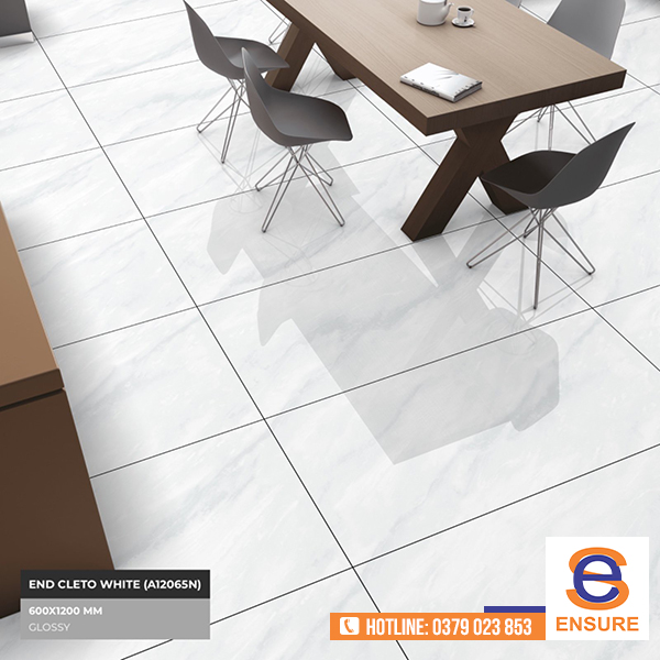 Gạch Glossy End Cleto White (A12065N) 600x1200 mm