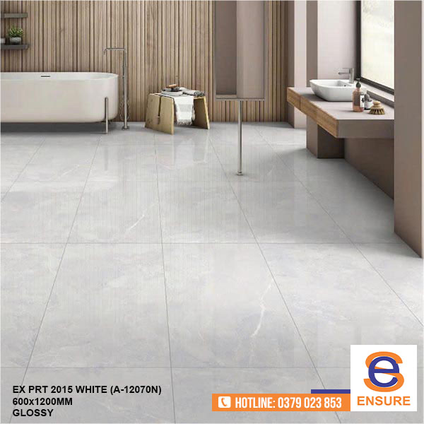 Gạch Glossy EX PRT 2015 White (A-12070N) 600x1200 mm